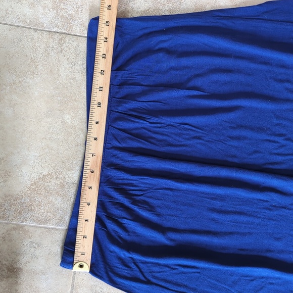 Cobalt blue maxi skirt - Picture 3 of 6